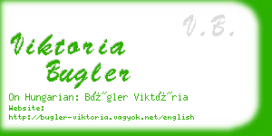 viktoria bugler business card